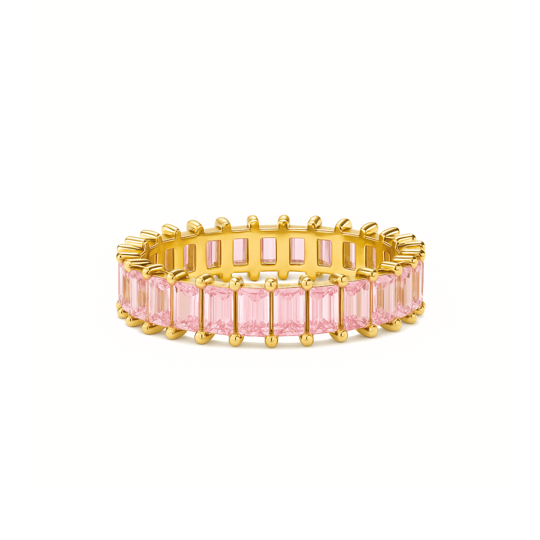 Rose Quartz Ring ā āPetalleā
